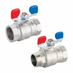 Kas Su Küresel Vana - Kelebek Kollu Pn 25 İç Dişli 1/2''