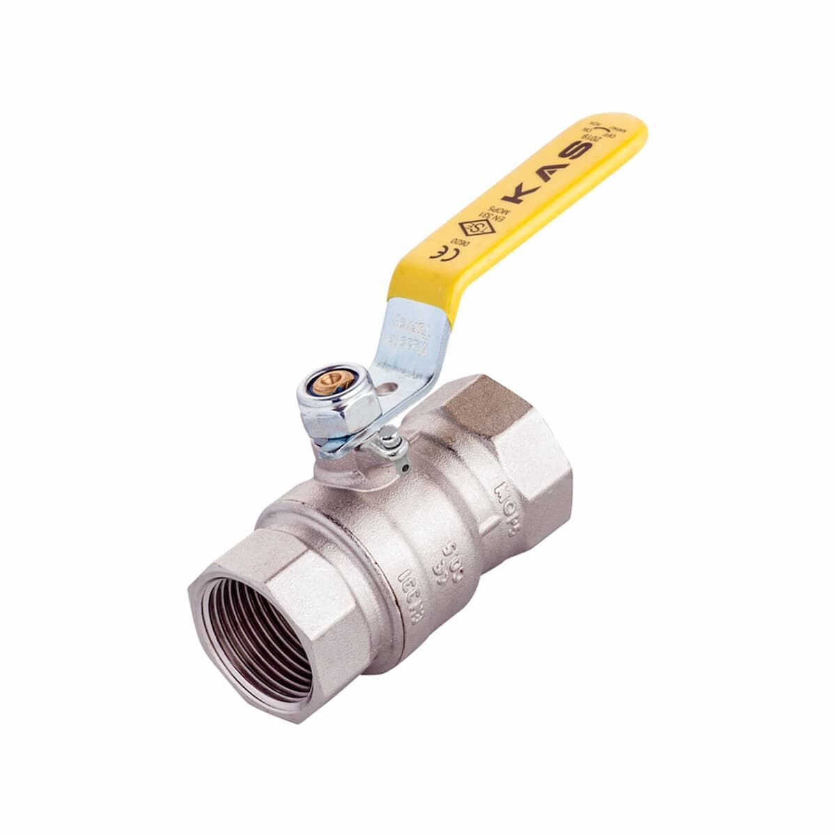 Kas Gaz Küresel Vana Kilitli  (Mob 5) 3/4''-1/2''