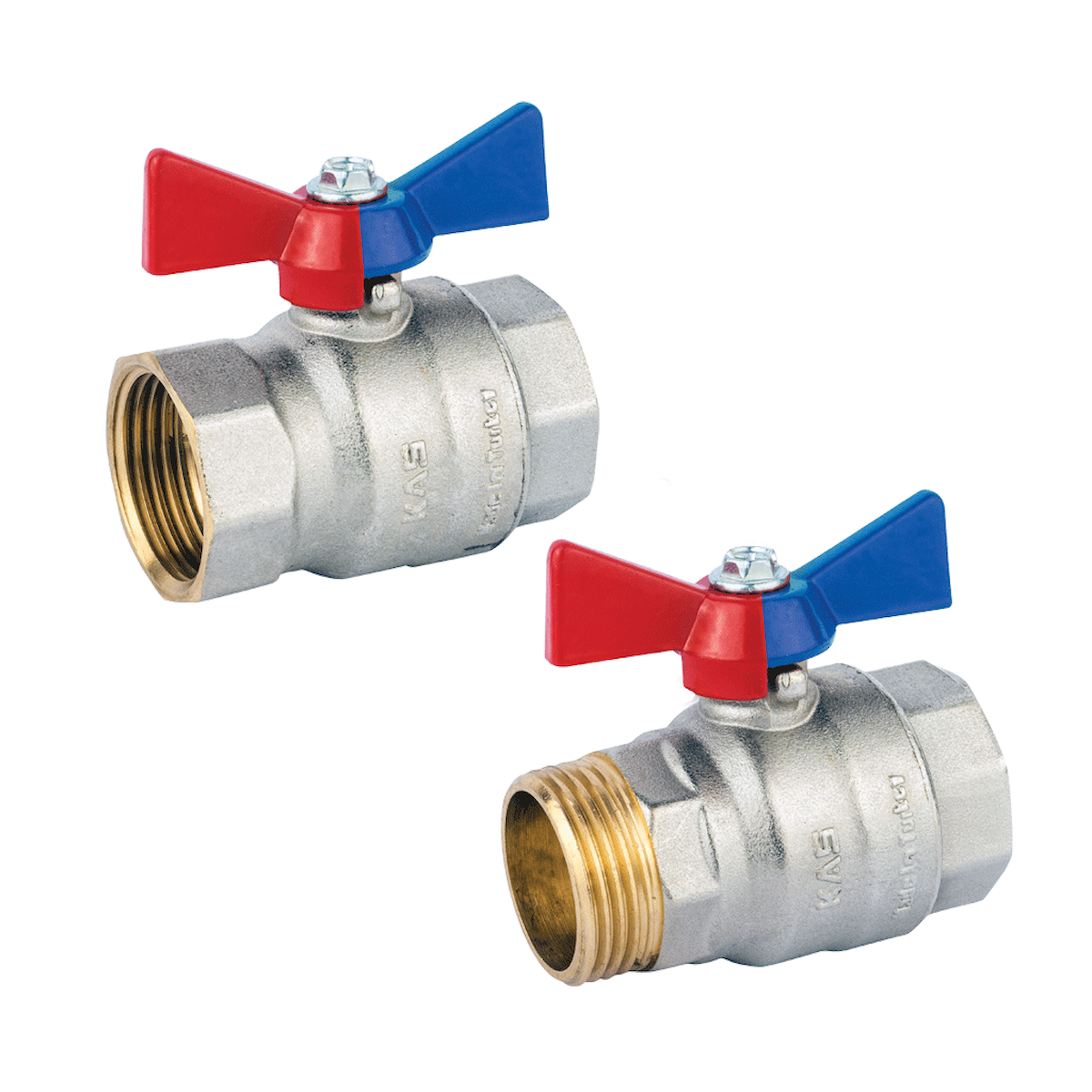 Kas Su Küresel Vana Kelebek Kollu Pn 40 3/4'' Dış Dişli