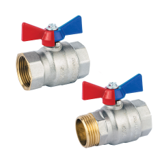 Kas Su Küresel Vana Kelebek Kollu Pn 40 3/4'' İç Dişli