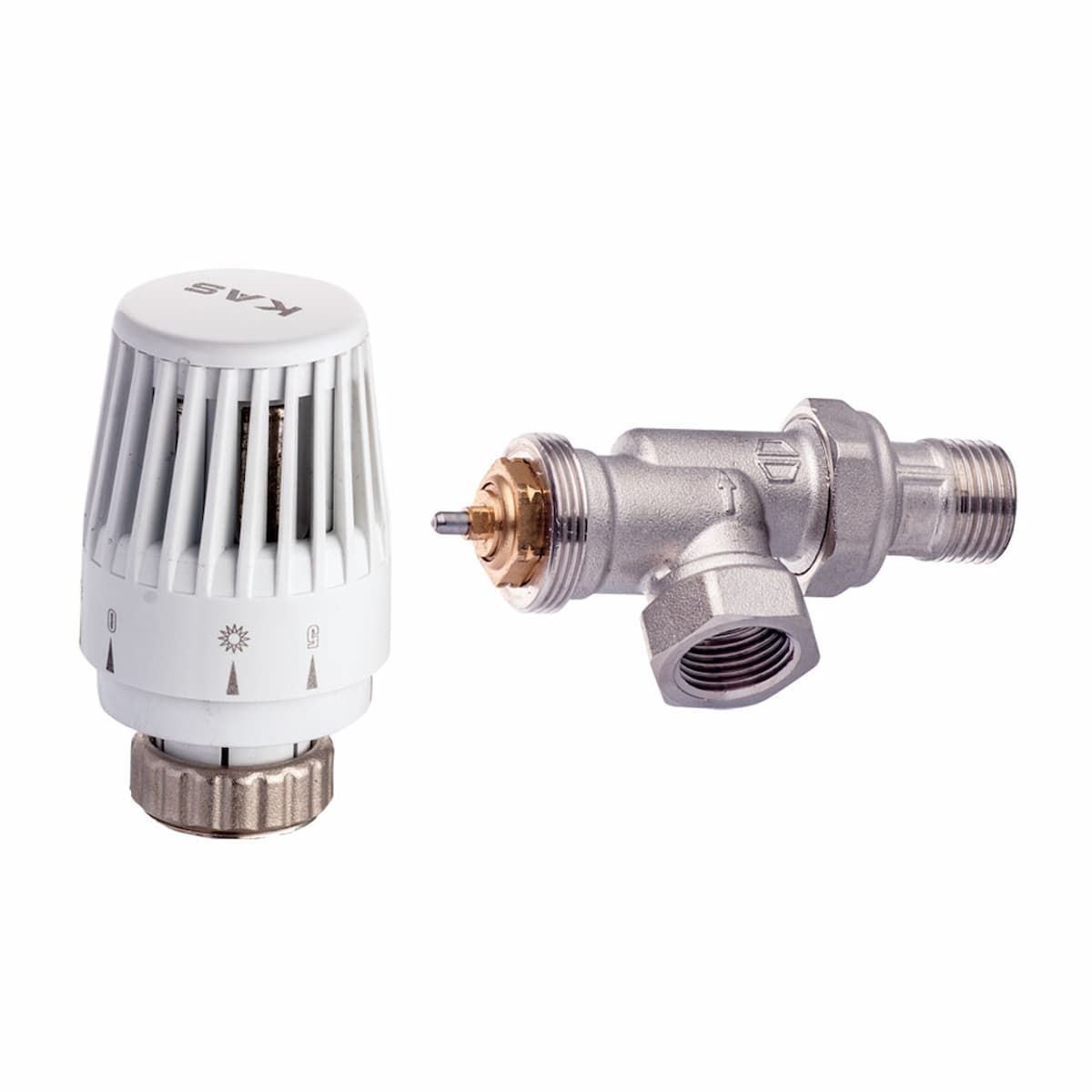 Kas Eksenel Termostatik Vana 1/2''