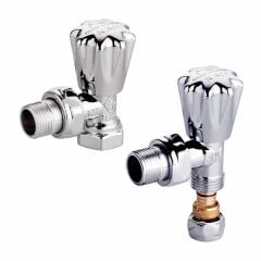 Kas Köşe Radyatör Vanası 1/2''-16x2 Pe-x Bağlantılı