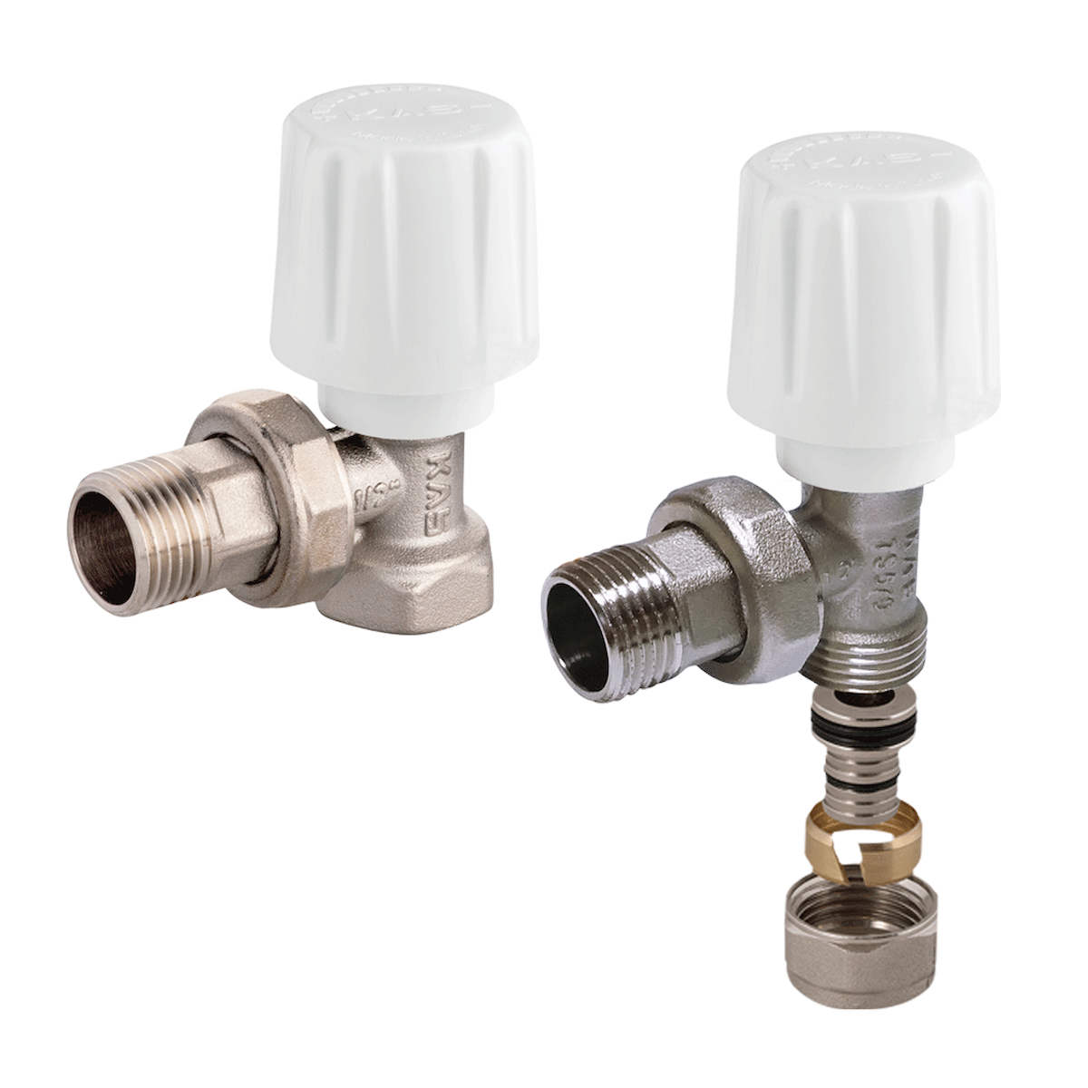 Kas Köşe Radyatör Vana Tip6 1/2''