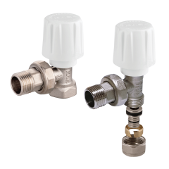 Kas Köşe Radyatör Vana Tip6 1/2'' - 16x2 Pex-B Bağlantılı